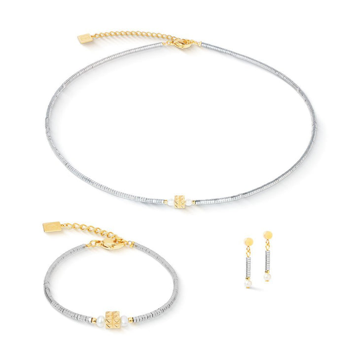 Coeur De Lion Silver and Gold Edge &amp; Grace Necklace - MococoCoeur De Lion1138/10-17164251588367153Necklaces