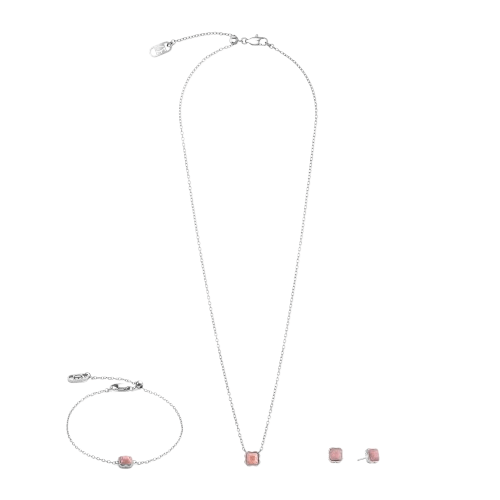 Coeur De Lion Silver Birthstone July Rhodochrosite Bracelet - MococoCoeur De Lion1300/30-19004251588337705Bracelet