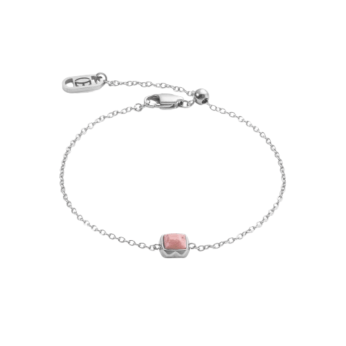 Coeur De Lion Silver Birthstone July Rhodochrosite Bracelet - MococoCoeur De Lion1300/30-19004251588337705Bracelets