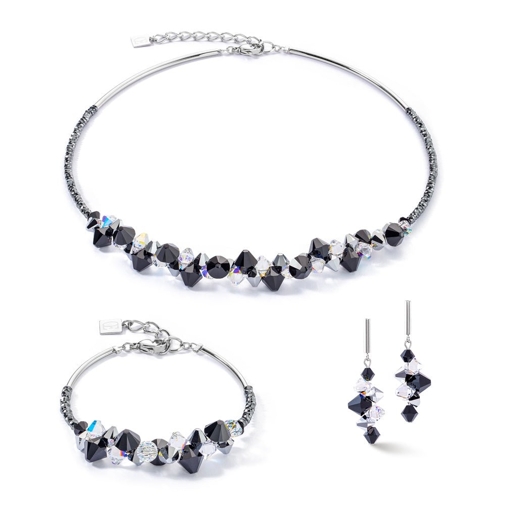 Coeur De Lion Silver Dancing Black Crystals Update Earrings - MococoCoeur De Lion4640/21 - 1318Earrings