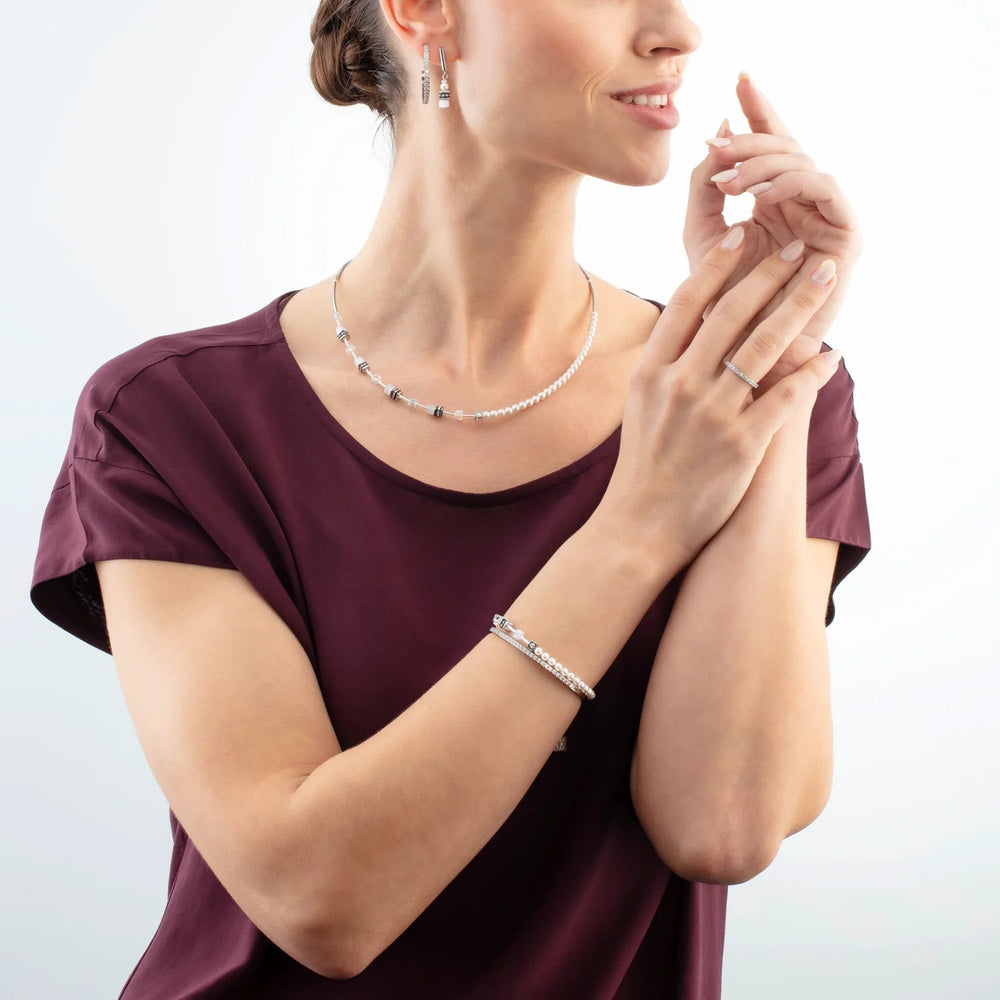 Coeur De Lion Silver Eternal Love Crystal Bangle - MococoCoeur De Lion0146/32-18174251588342891Bracelets