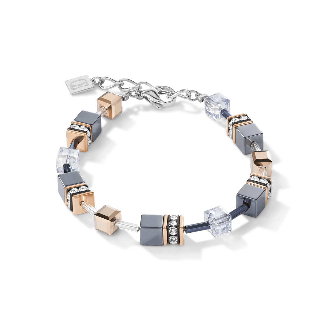Coeur De Lion Silver GeoCube Ice Blue Bracelet - MococoCoeur De Lion4015/30 - 07304250409682031Bracelets