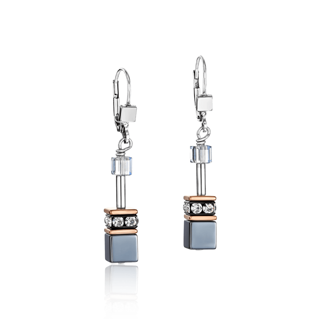 Coeur De Lion Silver GeoCube Ice Blue Earrings - MococoCoeur De Lion4015/20 - 07304250409682000Earrings