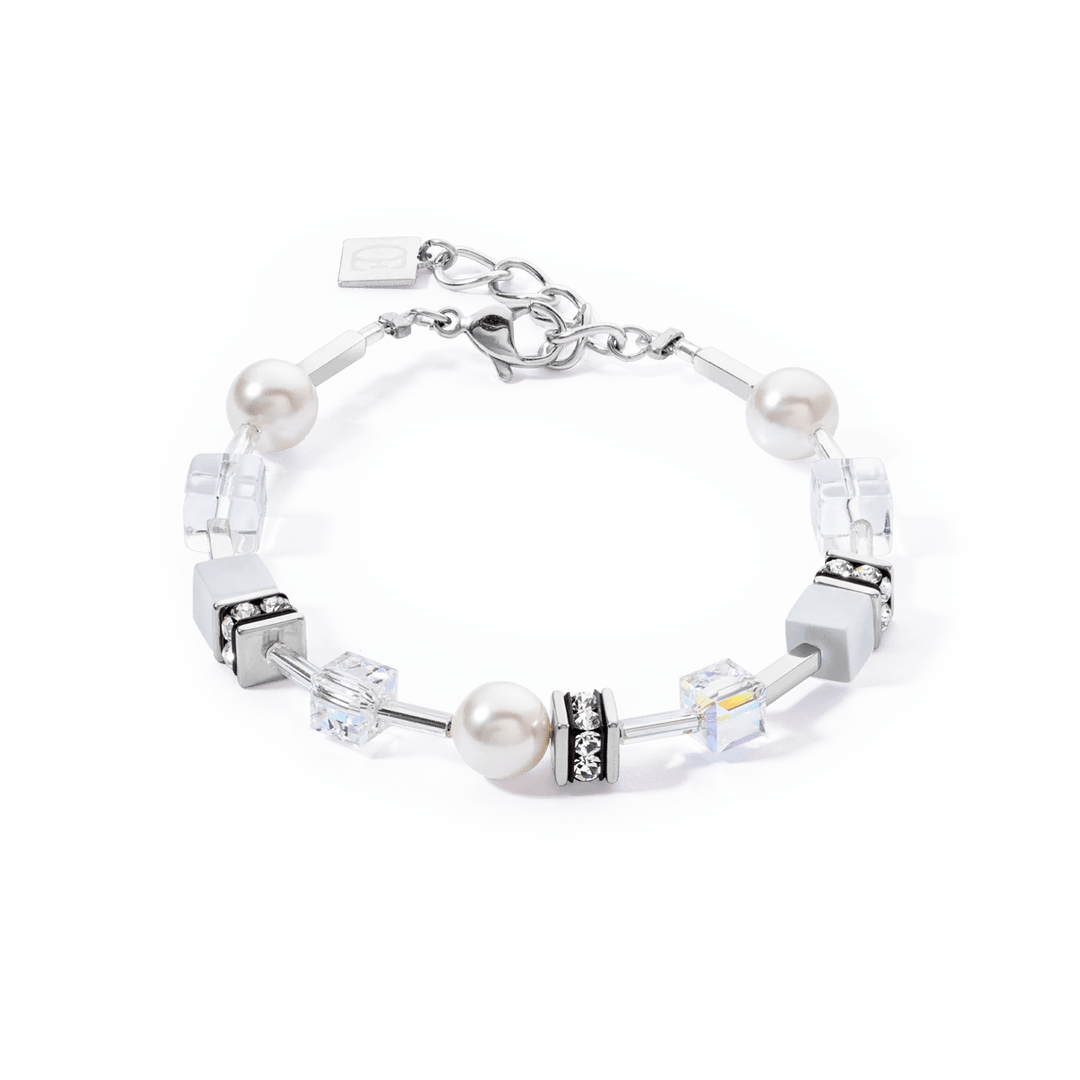 Coeur De Lion Silver GeoCube Iconic Pearl Mix Bracelet - MococoCoeur De Lion4081/30 - 14174251588334247Bracelets