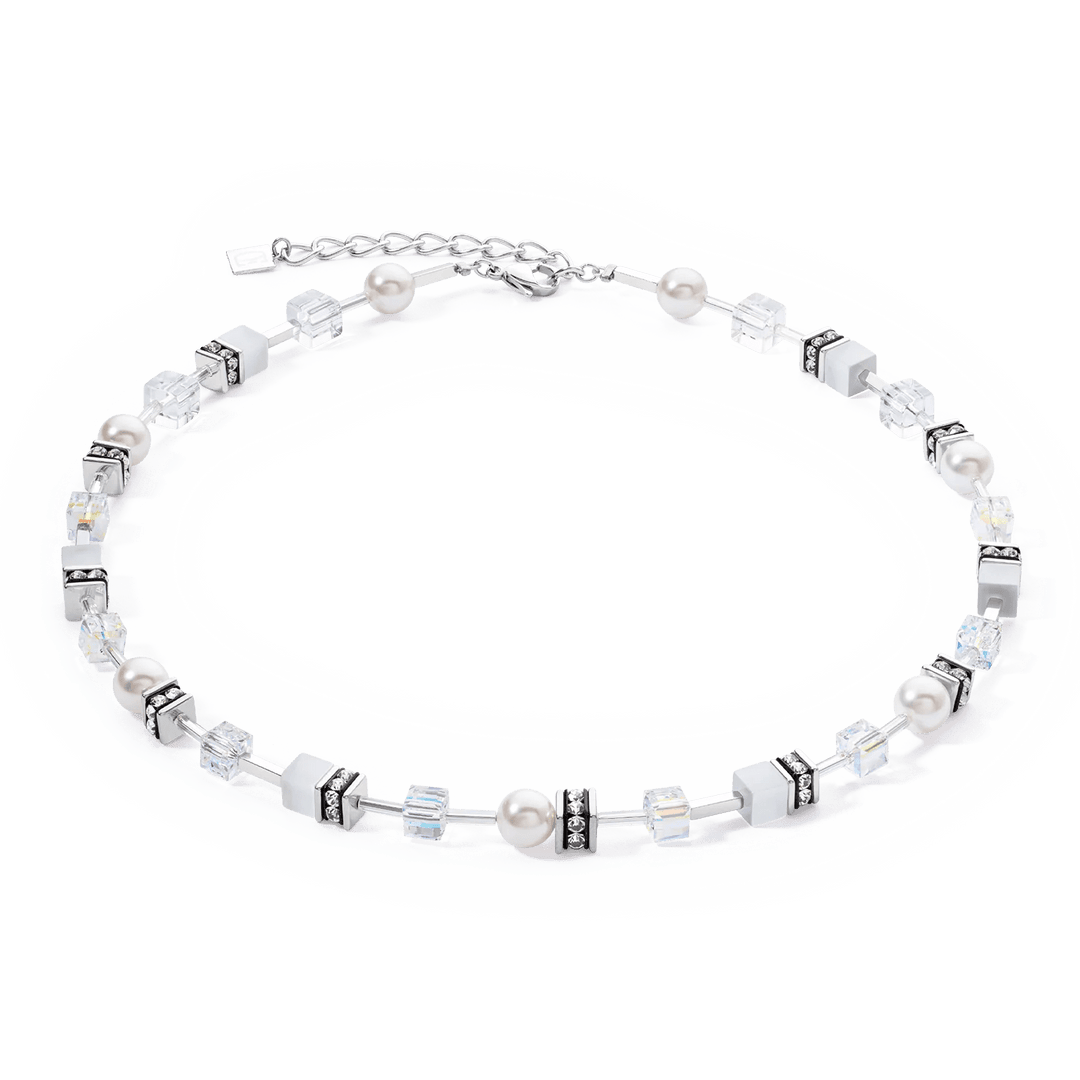 Coeur De Lion Silver GeoCube Iconic Pearl Mix Necklace - MococoCoeur De Lion4081/10 - 14174251588334223Necklace
