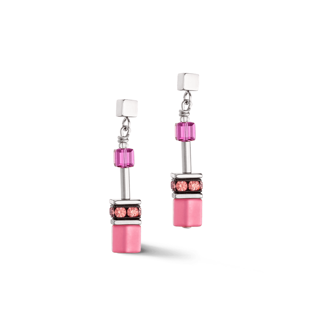 Coeur De Lion Silver GeoCube Iconic Viva Magento Earrings - MococoCoeur De Lion2838/21 - 04224251588330263Earrings