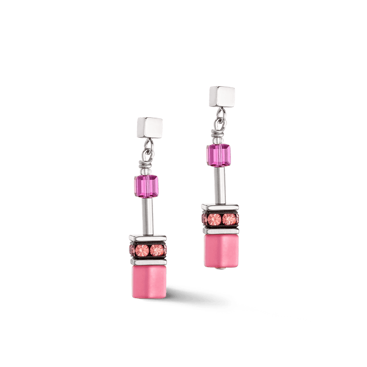 Coeur De Lion Silver GeoCube Iconic Viva Magento Earrings - MococoCoeur De Lion2838/21 - 04224251588330263Earrings