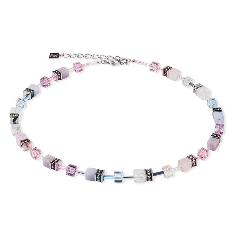 Coeur De Lion Silver Geocube Lilac Necklace - MococoCoeur De Lion4905/10 - 1927Necklace