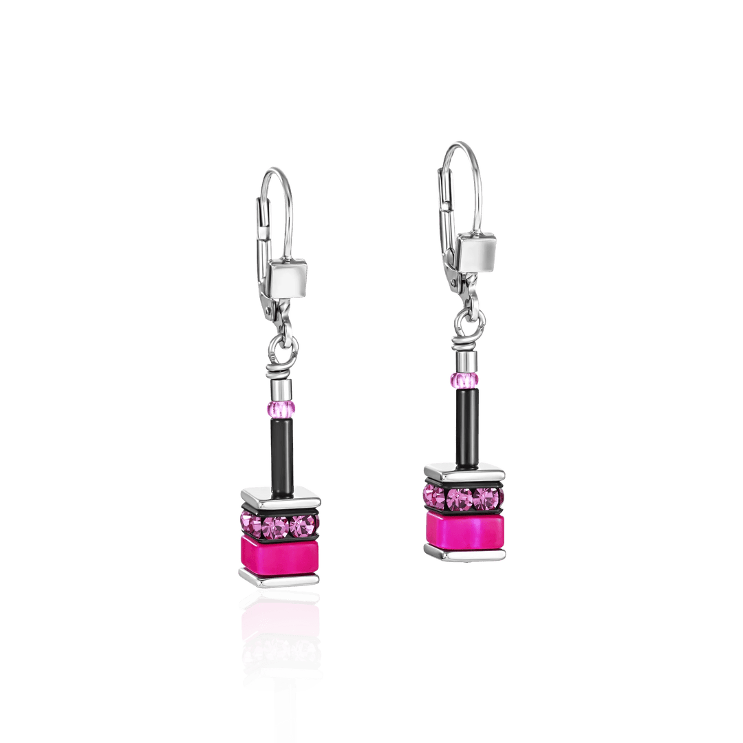 Coeur De Lion Silver GeoCube Polaris & Rhinestone Multicolour Earrings - MococoCoeur De Lion4409/20 - 15004250409654601Earrings