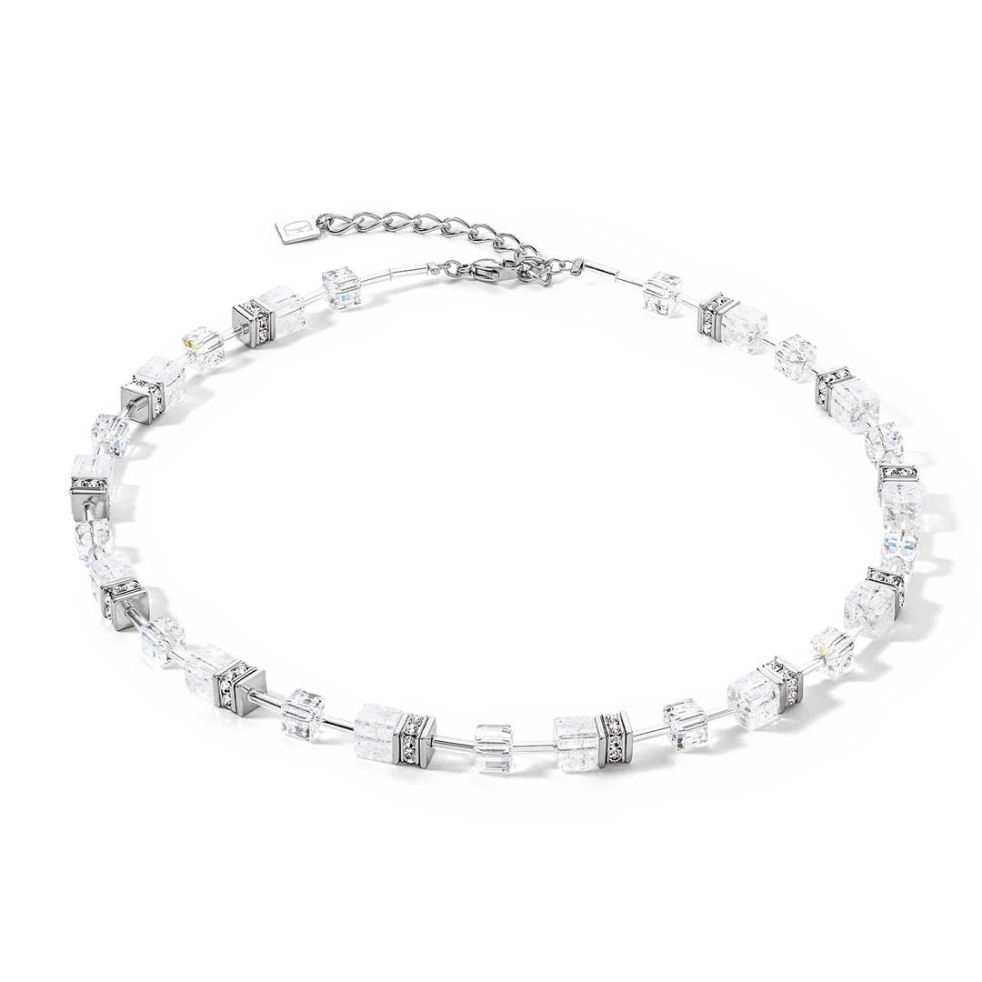 Coeur De Lion Silver Geocube White Necklace - MococoCoeur De Lion3018/10 - 1417Necklace