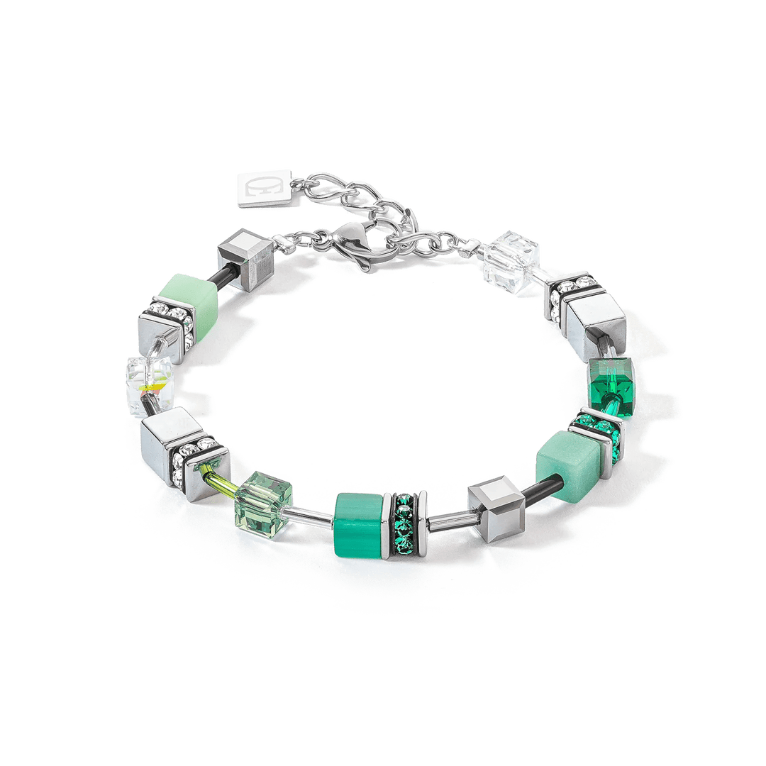Coeur De Lion Silver Green Iconic Bracelet - MococoCoeur De Lion2838/30 - 05004251588339662Bracelets