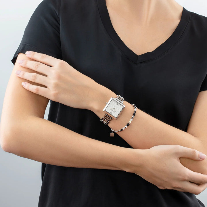Coeur De Lion Silver Iconic Cube Spikes Statement watch - MococoCoeur De Lion7660/74 - 17174251588335589Watches and Accessories