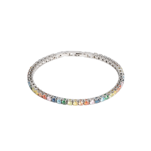 Coeur De Lion Silver Multicolour Tennis Bracelet - MococoCoeur De Lion0600/30-15174251588341757Bracelet