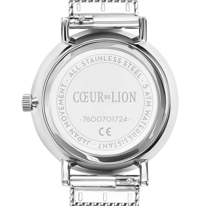 Coeur De Lion Silver Sunray Milanese Round Stainless Steel Watch - MococoCoeur De Lion7610/70 - 17174251588313723Watches and Accessories
