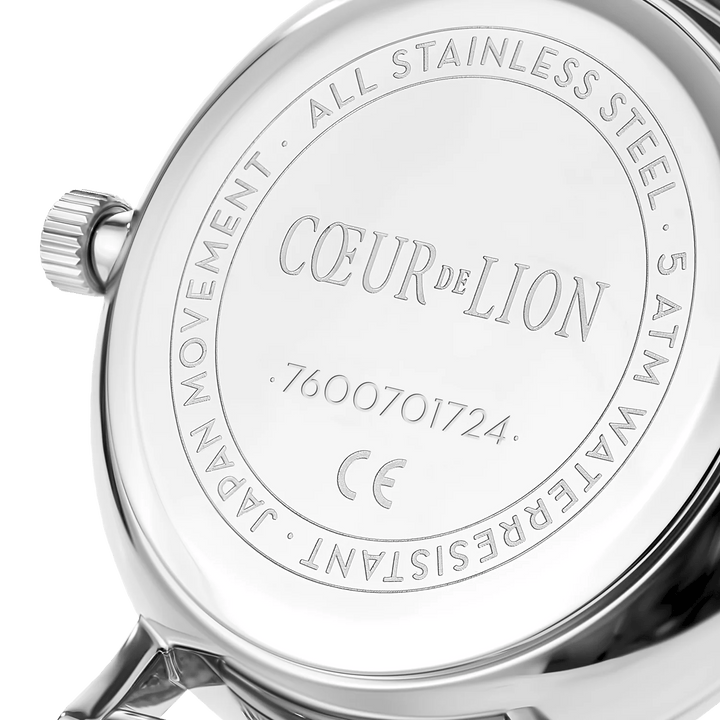 Coeur De Lion Silver Sunray Milanese Round Stainless Steel Watch - MococoCoeur De Lion7610/70 - 17174251588313723Watches and Accessories