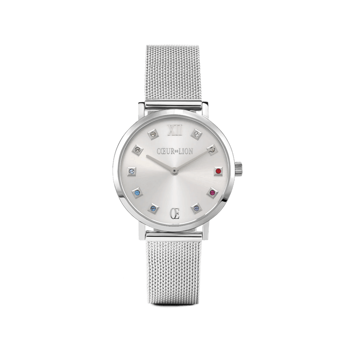 Coeur De Lion Silver Sunray Milanese Round Stainless Steel Watch - MococoCoeur De Lion7610/70 - 17174251588313723Watches and Accessories