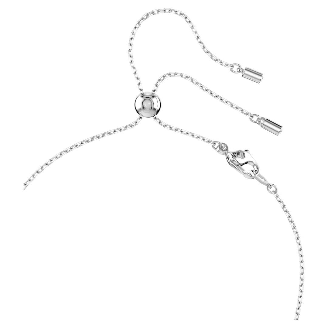 Swarovski Silver Constella Round Cut Y Necklace