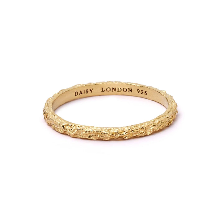 Daisy Coral Stacking Ring