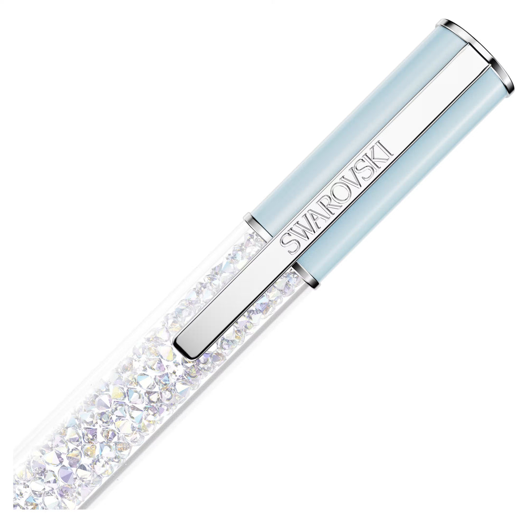 Swarovski Silver Crystalline Blue Ballpoint Pen