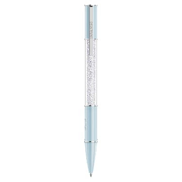 Swarovski Crystalline Ballpoint Pen Blue Chrome-Plated