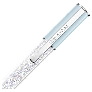 Swarovski Crystalline Ballpoint Pen Blue Chrome-Plated