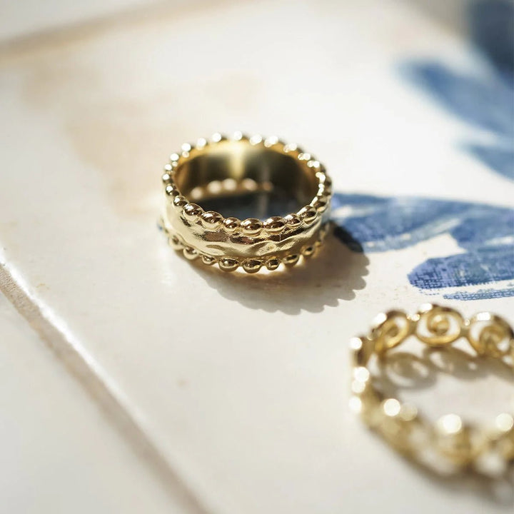 Daisy Amulet Band Ring - MococoDaisy LondonSSR13_SLV_XS5056104135860Rings