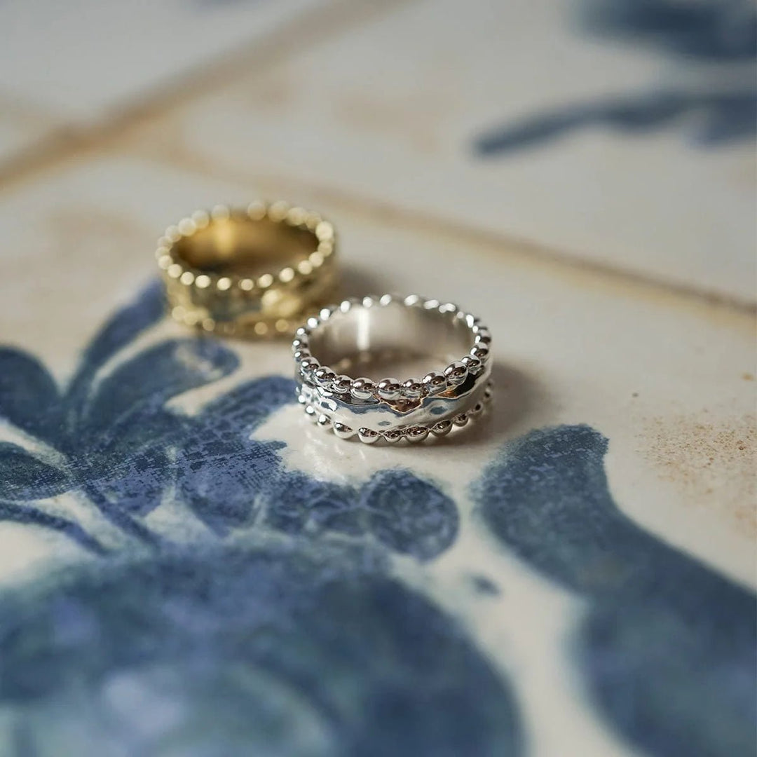 Daisy Amulet Band Ring - MococoDaisy LondonSSR13_SLV_XS5056104135860Rings