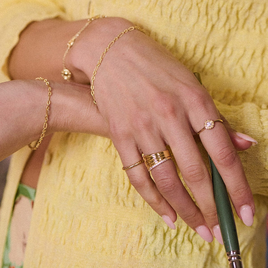 Daisy Apollo Sparkle Ring - MococoDaisy LondonRR01_SLVRings