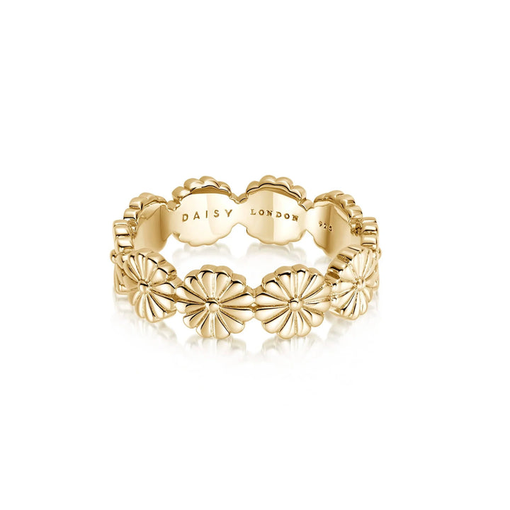 Daisy Bloom Crown Band Ring