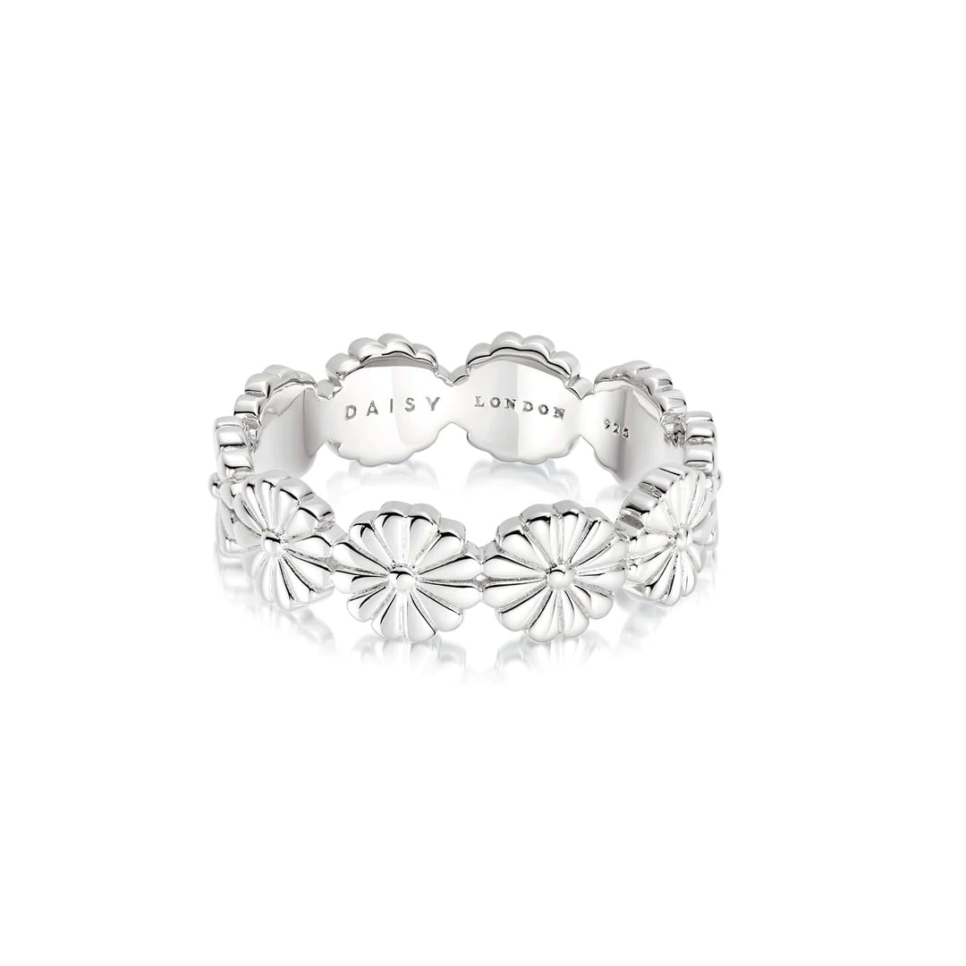 Daisy Bloom Crown Band Ring
