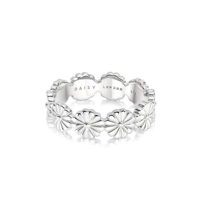 Daisy Bloom Crown Band Ring - MococoDaisy LondonDR02_SLV_XS5056104111635Rings