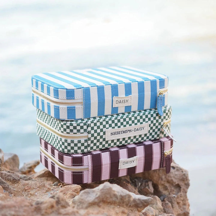 Daisy Blue Stripe Large Jewellery Case - MococoDaisy LondonJC045056104131879Jewellery Case