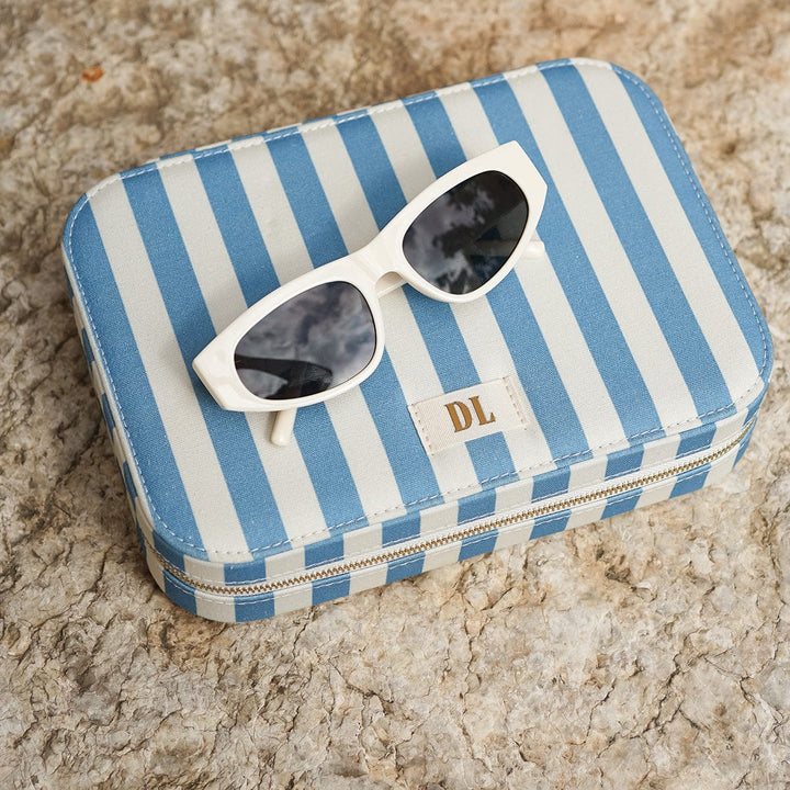 Daisy Blue Stripe Large Jewellery Case - MococoDaisy LondonJC045056104131879Jewellery Case