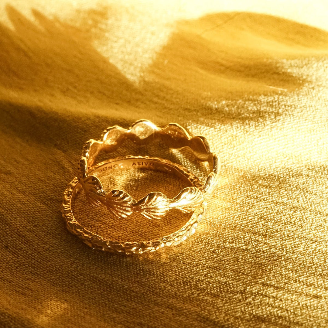 Daisy Coral Stacking Ring - MococoDaisy LondonSSR04_SLV_XS5056104108857Rings