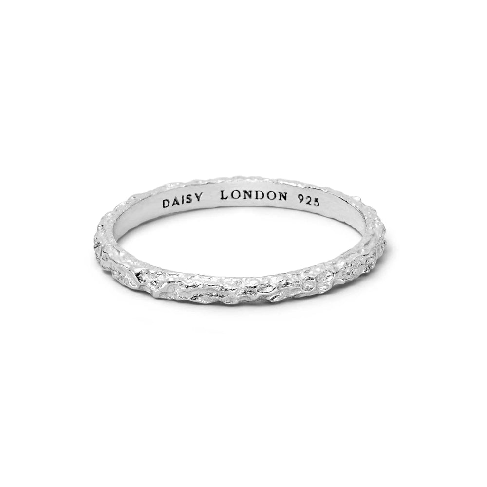 Daisy Coral Stacking Ring - MococoDaisy LondonSSR04_SLV_XS5056104108857Rings