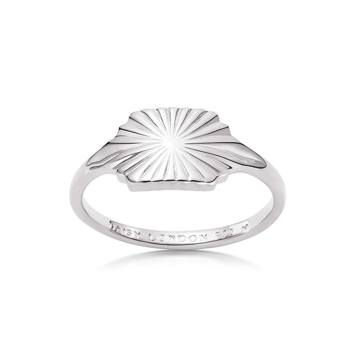 Daisy Estée Lalonde Sunburst Shield Ring - MococoDaisy LondonELSR05_SLV_XS5056104143391Rings