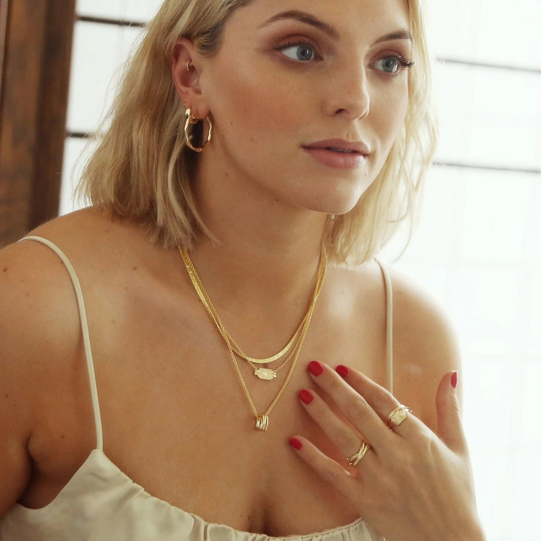 Daisy Estée Lalonde Sunburst Shield Ring - MococoDaisy LondonELSR05_SLV_XS5056104143391Rings