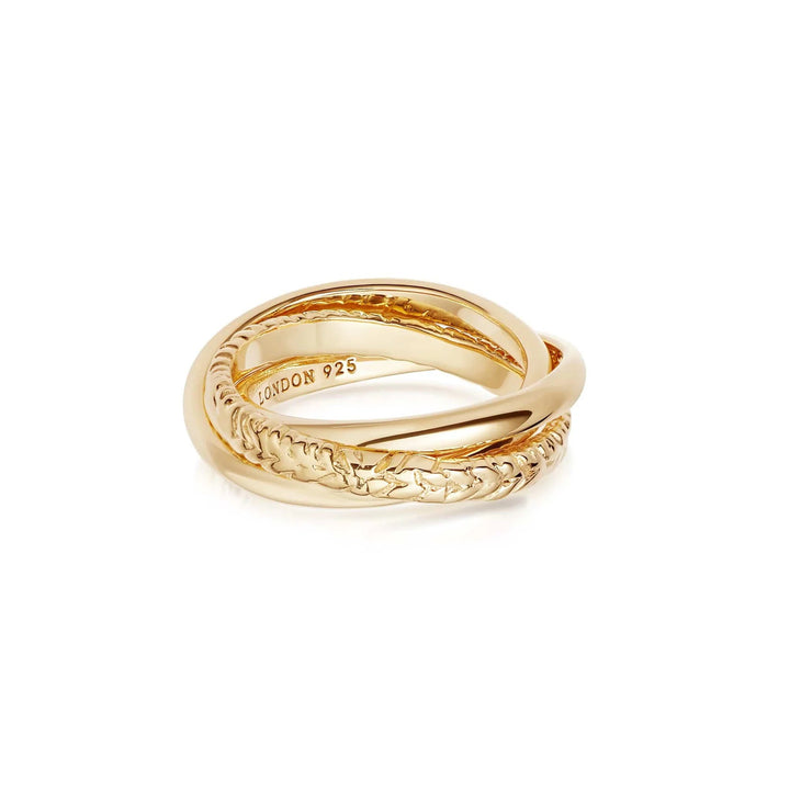Daisy Estée Lalonde Trinity Ring - MococoDaisy London2ELSR11_GP_XS5056104123744Rings
