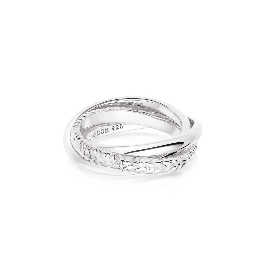 Daisy Estée Lalonde Trinity Ring - MococoDaisy London2ELSR11_SLV_XS5056104141434Rings