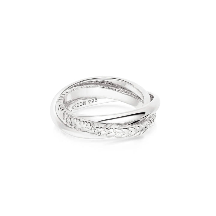 Daisy Estée Lalonde Trinity Ring - MococoDaisy London2ELSR11_SLV_XS5056104141434Rings