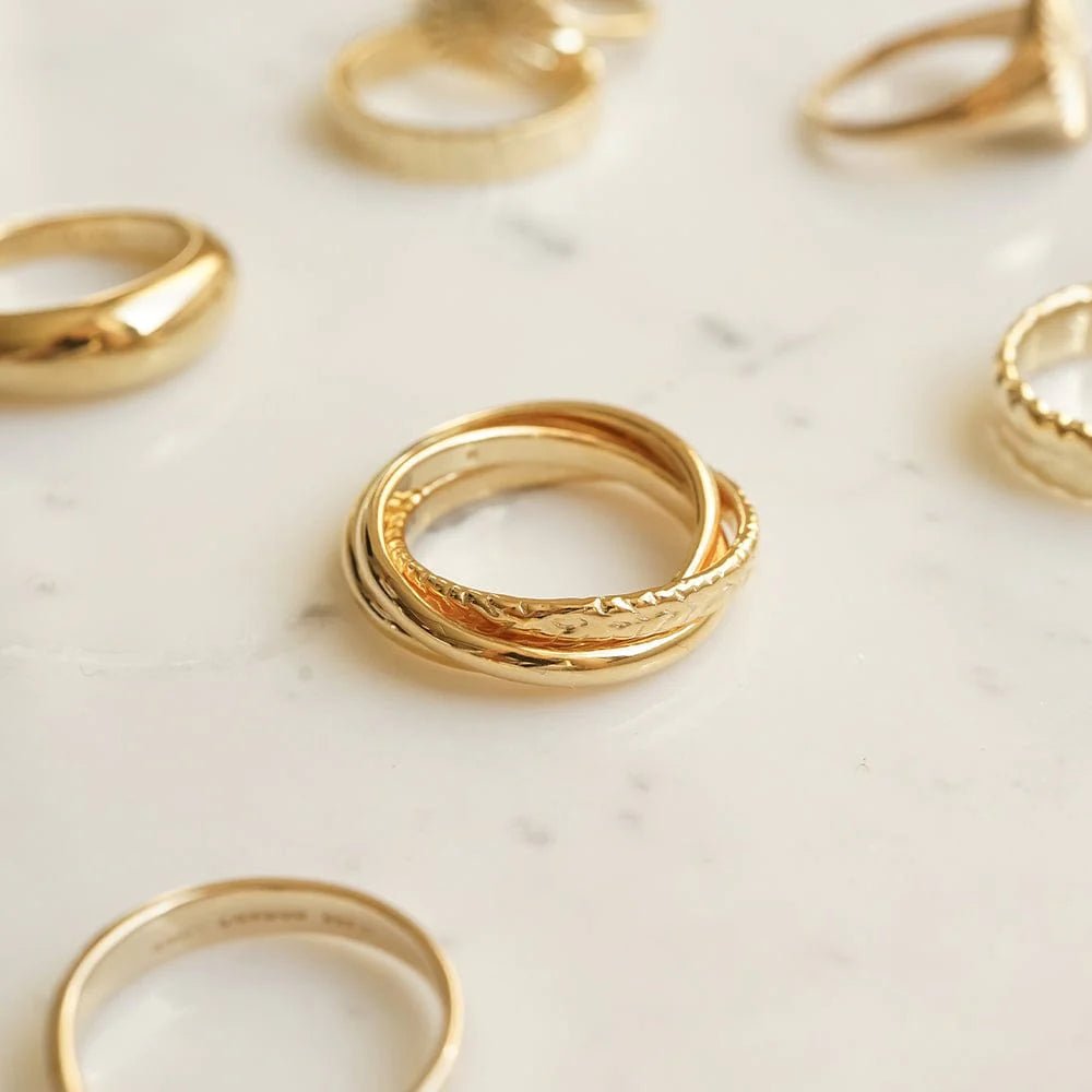 Daisy Estée Lalonde Trinity Ring - MococoDaisy London2ELSR11_SLV_XS5056104141434Rings