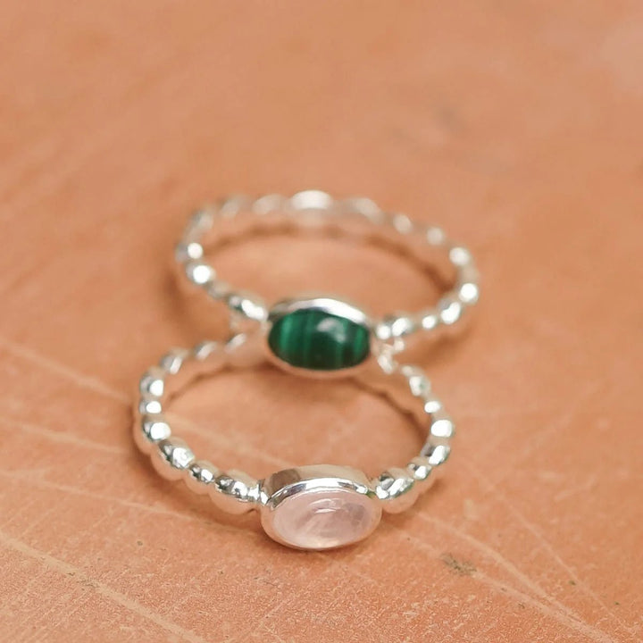 Daisy Healing Stone Bobble Ring - MococoDaisy LondonHR40Rings