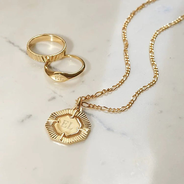 Daisy London 18ct Gold Estee Lalonde Octagonal Necklace - MococoDaisy LondonELN05_GP/WEBNecklaces
