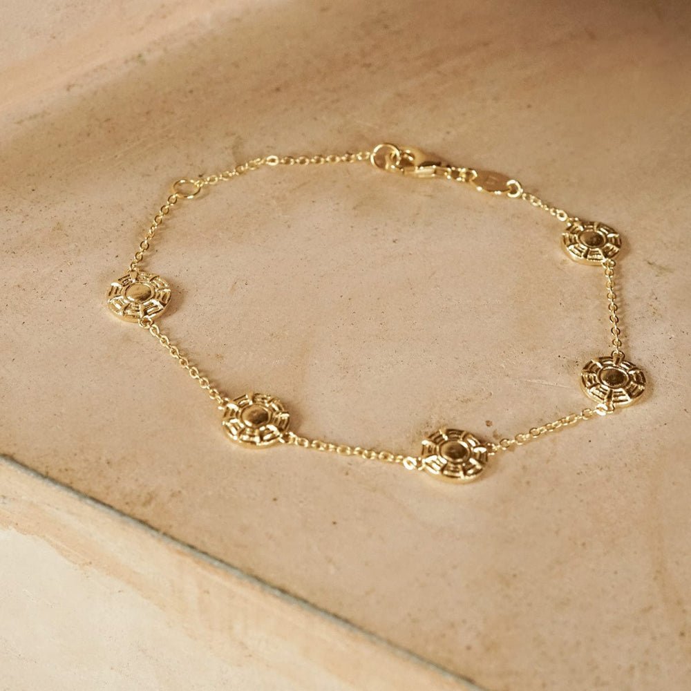 Daisy London 18CT Gold Plate Apollo Amulet Bracelet - MococoDaisy LondonRSBR01_GP5056104133965Bracelets