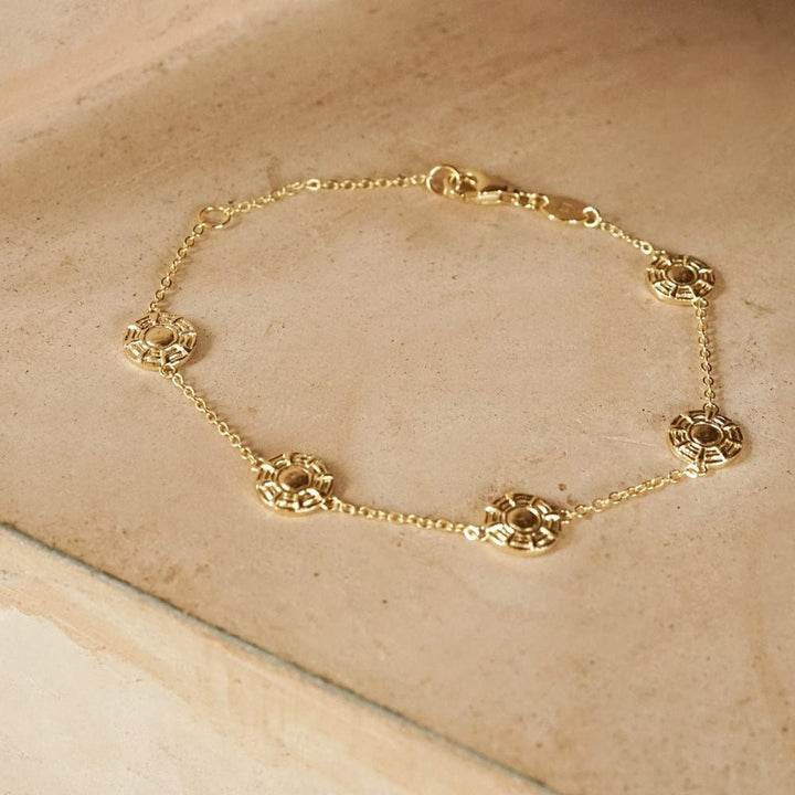 Daisy London 18CT Gold Plate Apollo Amulet Bracelet - MococoDaisy LondonRSBR01_GP5056104133965Bracelets
