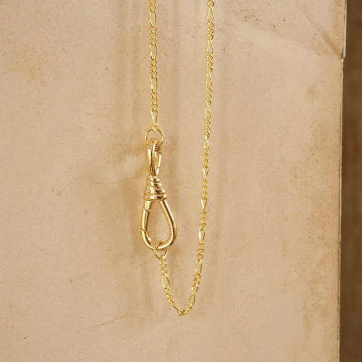 Daisy London 18CT Gold Plate Apollo Carabiner Chain Necklace 4