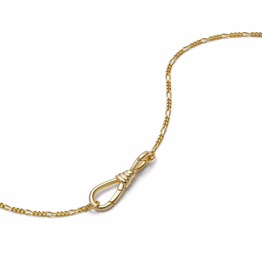 Daisy London 18CT Gold Plate Apollo Carabiner Chain Necklace 