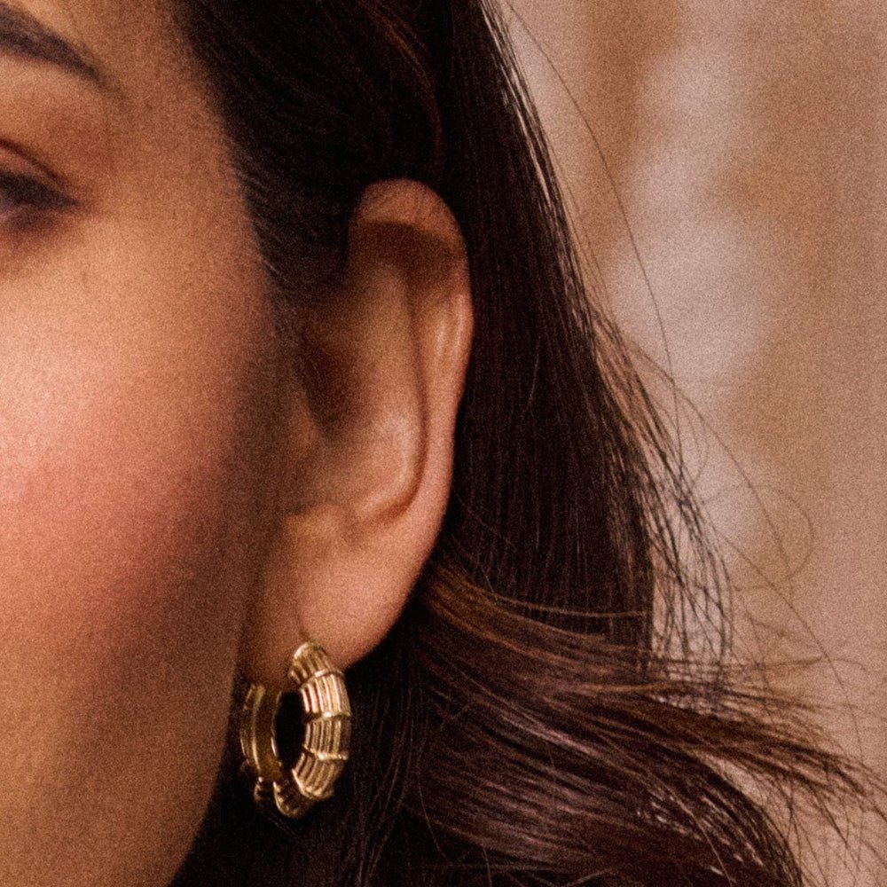 Daisy London 18CT Gold Plate Apollo Large Hoop - MococoDaisy LondonRE02_GP5056104133644Earrings