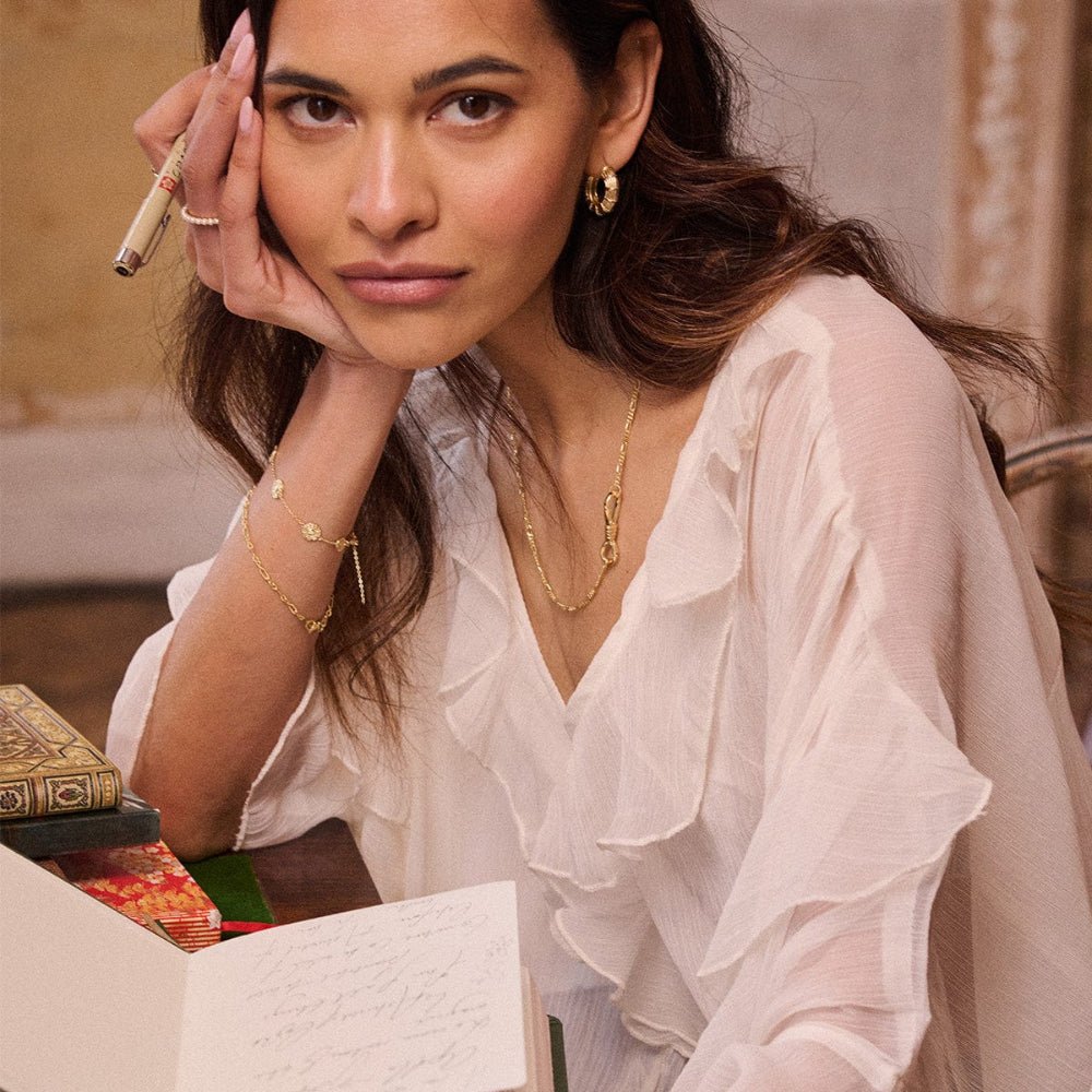 Daisy London 18CT Gold Plate Apollo Large Hoop - MococoDaisy LondonRE02_GP5056104133644Earrings