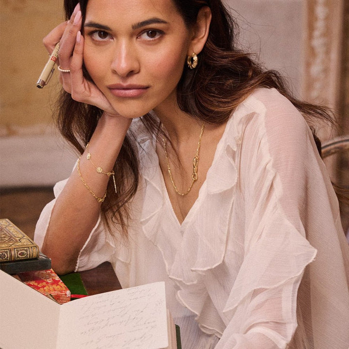 Daisy London 18CT Gold Plate Apollo Large Hoop - MococoDaisy LondonRE02_GP5056104133644Earrings